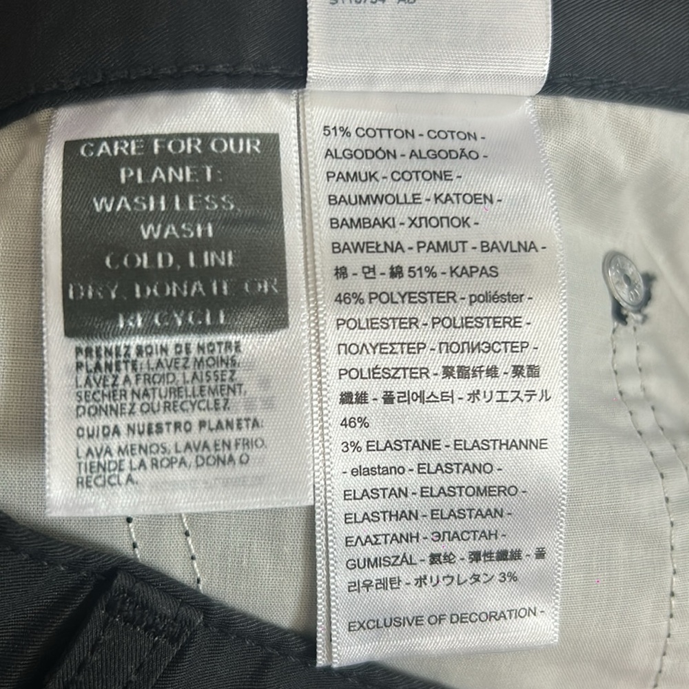 NWT Levi's SZ 33X30 blackish/charcoal Mom High Waisted 5-pocket jeans/waist 34” - Picture 8 of 10